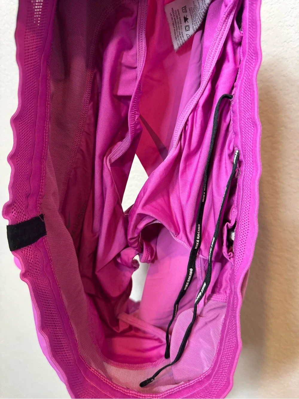 Nike Racing Women's Pink Athletic Aeroswift Running Shorts with Built-In Liner M